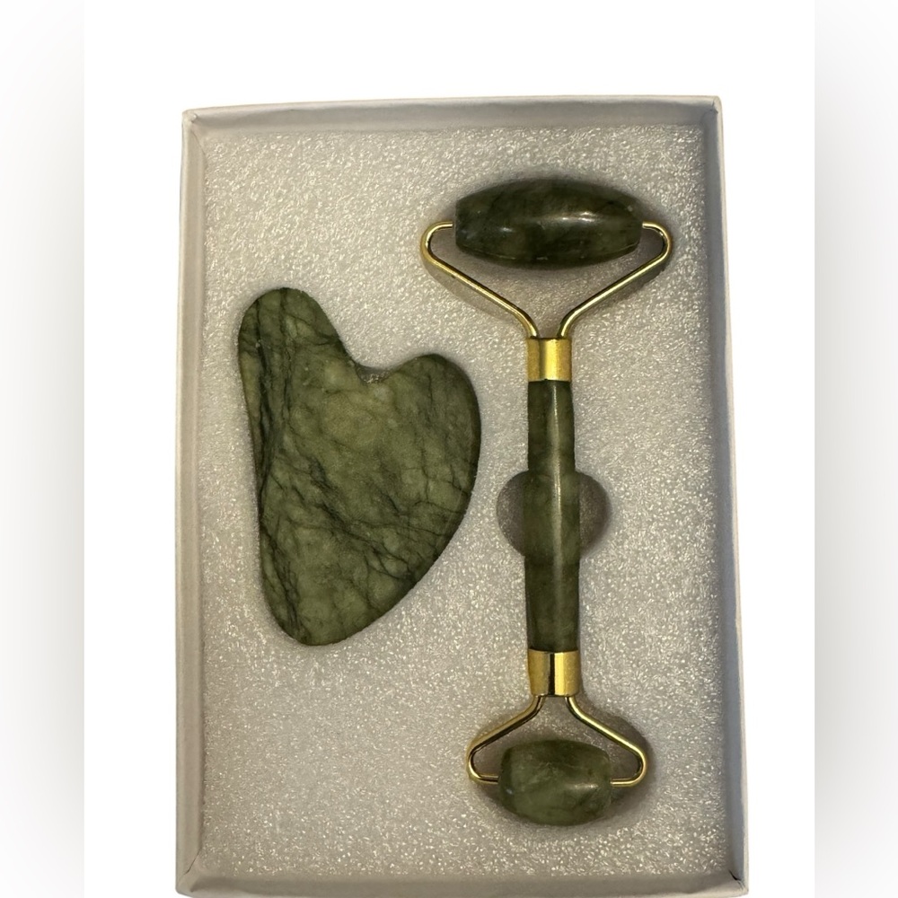 Huefull Jade Roller and Guasha Set
